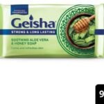 GEISHA SOOTHING ALOE VERA & HONEY SOAP 90GM - 6161115172359