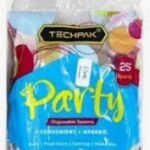 TECHPACK PLASTIC SPOON 25PCS - 6161102080957