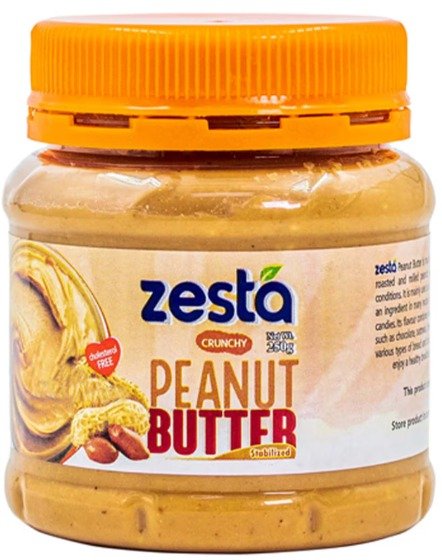 ZESTA PEANUT BUTTER CRUNCHY 250G - 6162000049381 ZESTA PEANUT BUTTER CRUNCHY 250G - 6162000049381 - Image 1